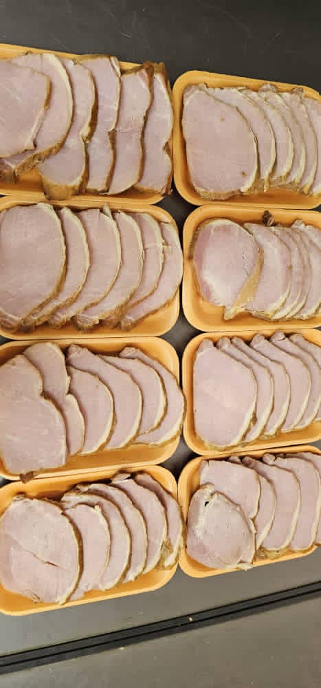 Bandejas de 1.10 Lib de lomo Ahumado 🥩