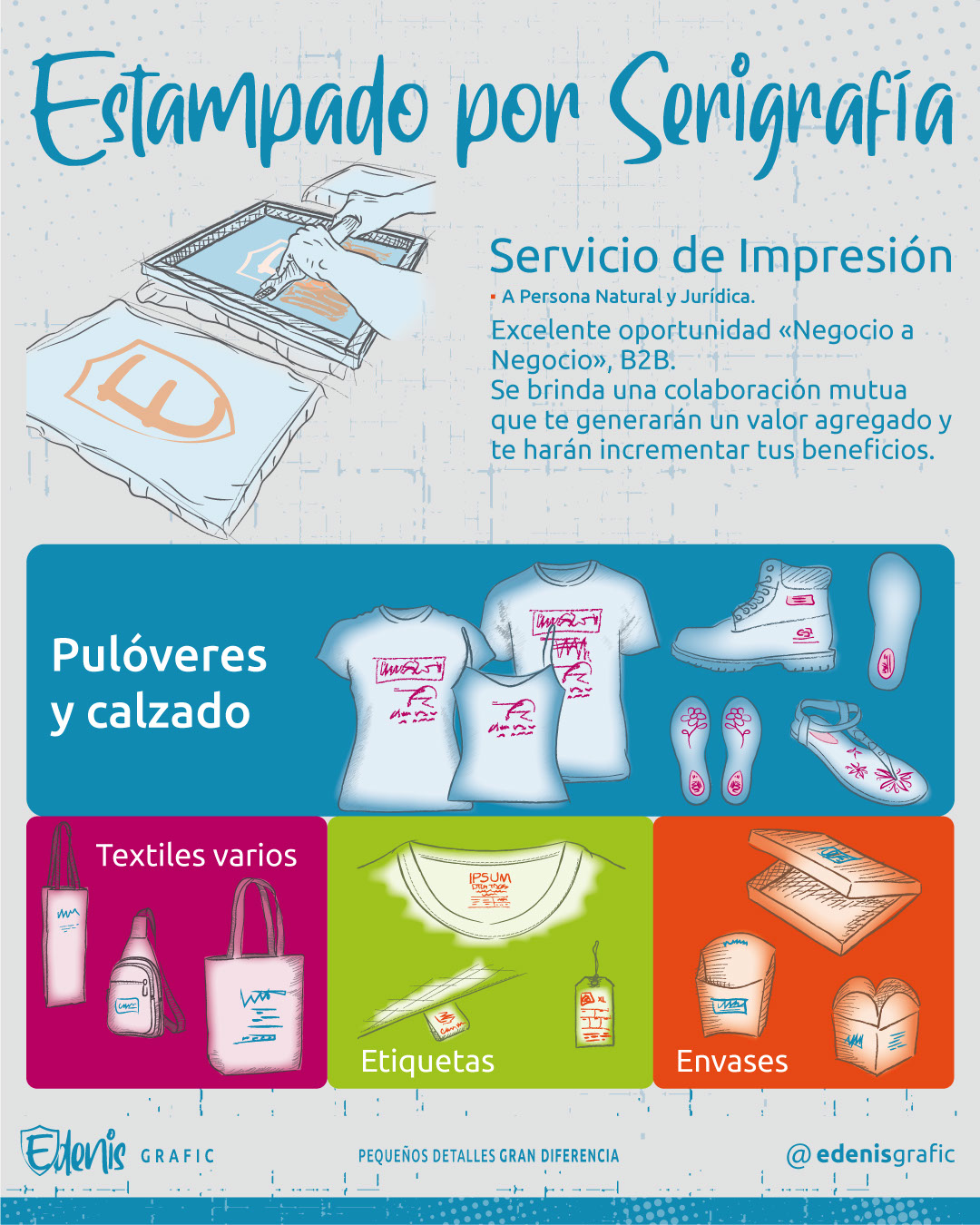 Servicio Estampado por Serigrafía